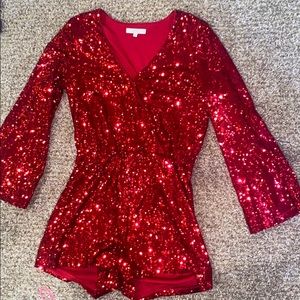 Sequin Romper
